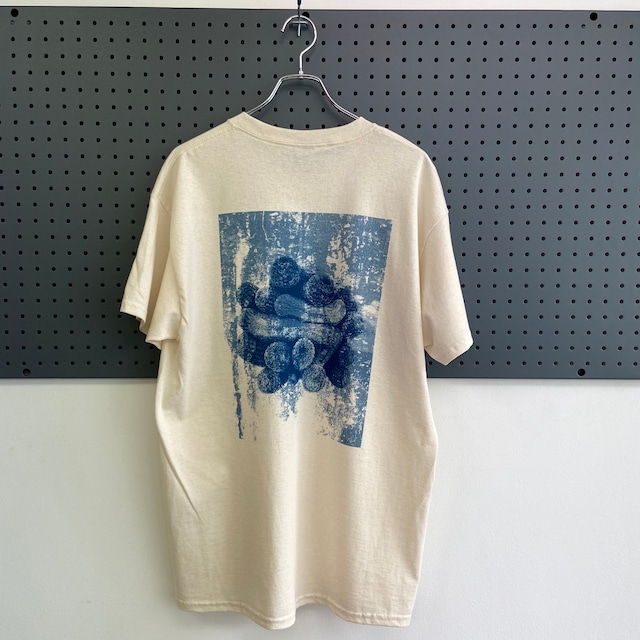 THE FASCINATED / 紫太陽 S/S TEE / natural/collage