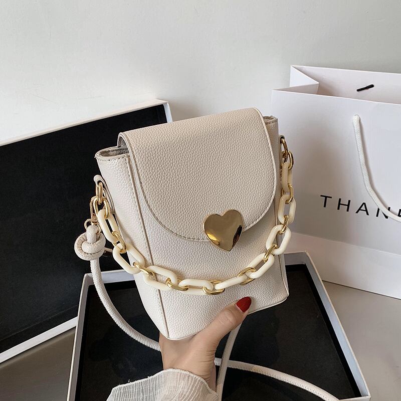 バッグ2020夏の新しい潮ネット赤テクスチャワイルドチェーンクロスボディバッグファッションショルダーバケットバッグ Tiancai_Wing_Bag4616339