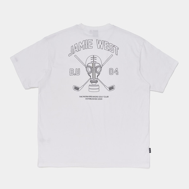 ★即納【JAMIE WEST】Dmitri Line T-Shirts (WH) 　JW102