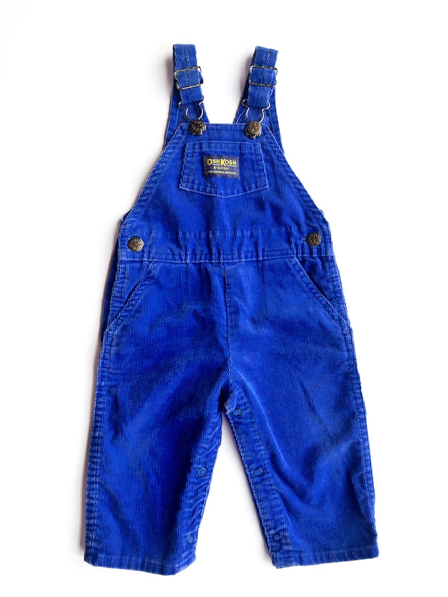 【80cm】VINTAGE 80's オシュコシ コーデュロイオーバーオール【10422】※