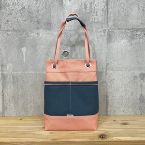 -＊ 2Way. BucketBag ＊-  <シェルピンク×濃紺>