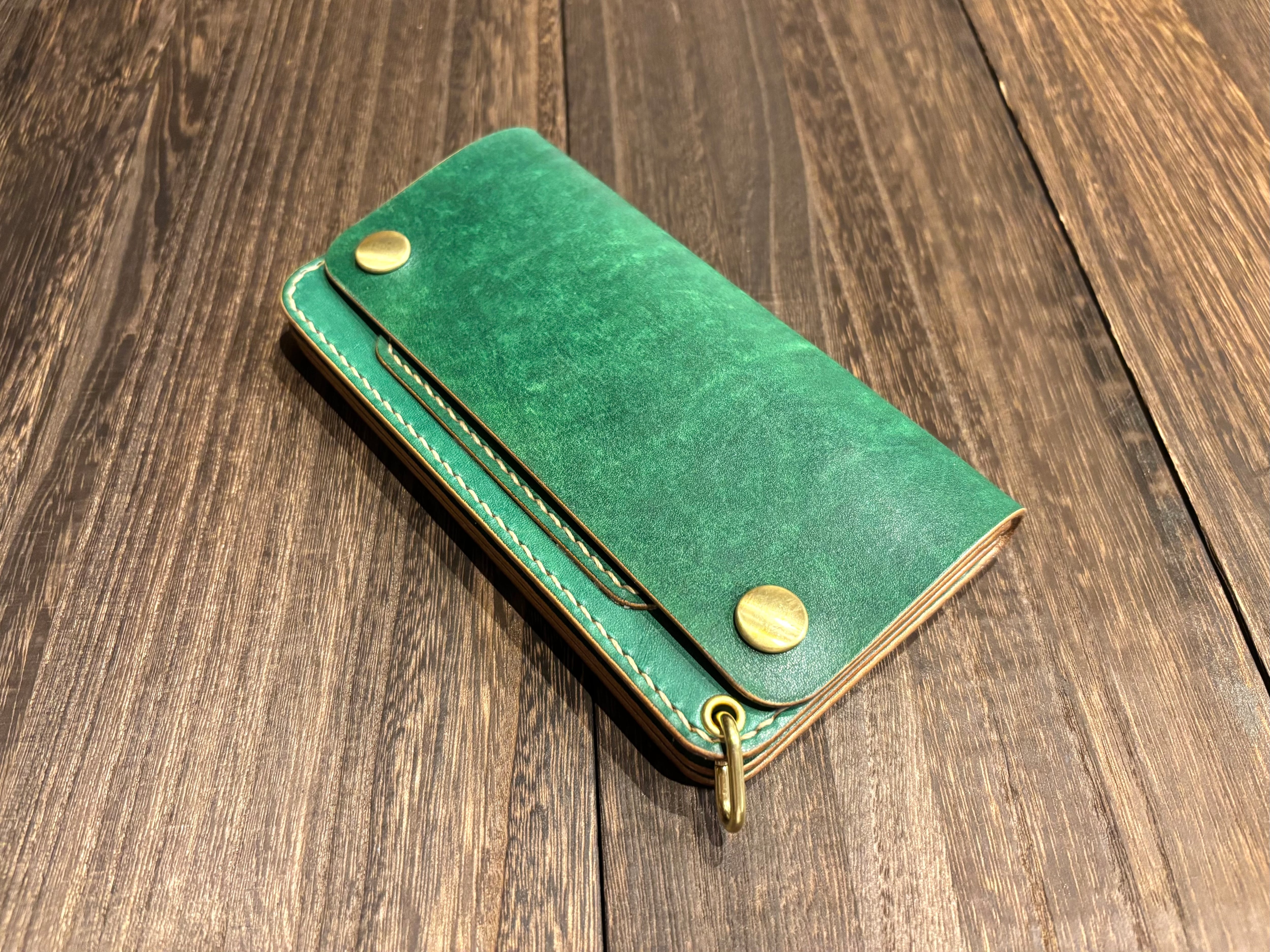 トラッカーウォレット TW03-G グリーン 財布 長財布 | ashitae