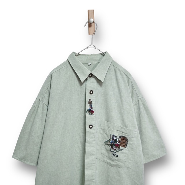 【VINTAGE】半袖チロリアンシャツ