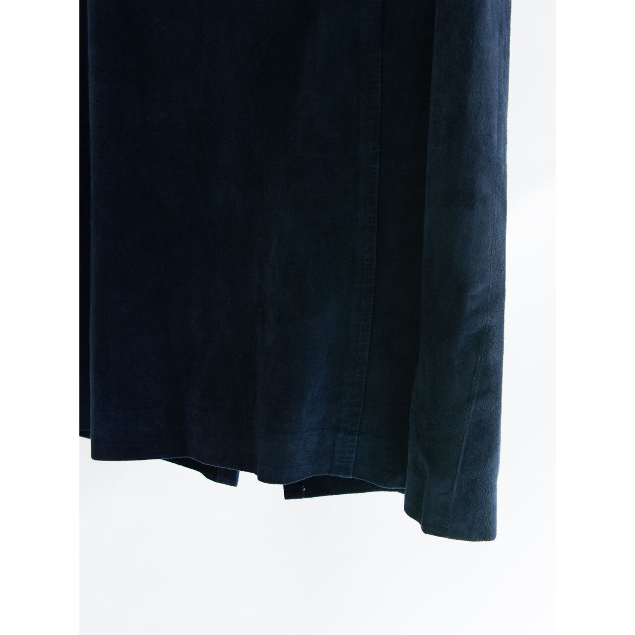 【JEAN-LOUIS SCHERRER】Made in France suede leather skirt（ジャンルイ シェレル フランス製スエードレザースカート）2a