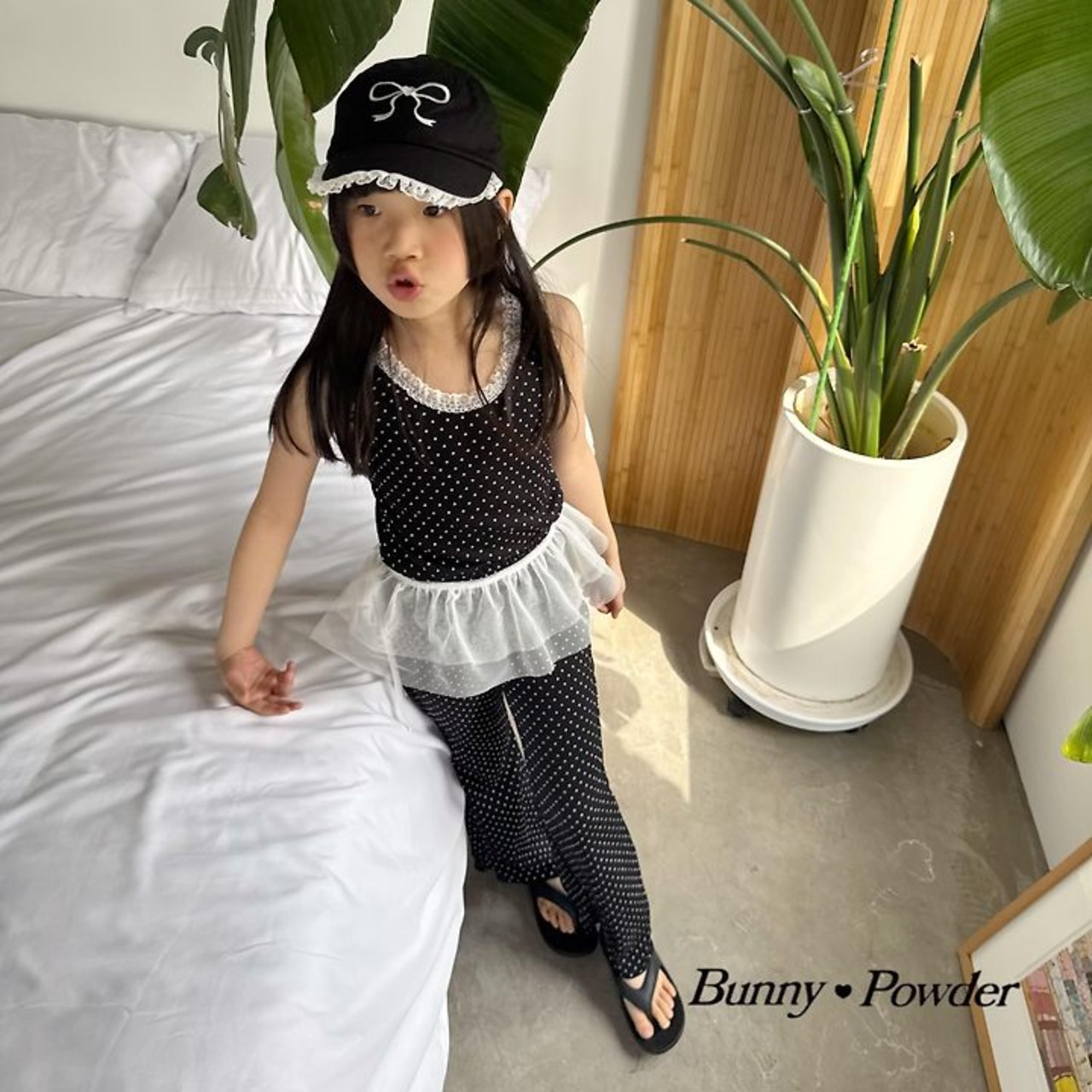 [Bunny Powder] Lace Sleeveless (2XL/3XL/4XL) / [버니파우더] 레이스땡나시 (2XL/3XL/4XL)