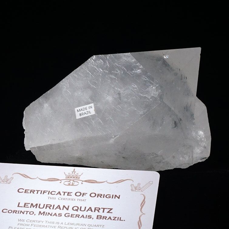 水晶 クラスター ブラジル ミナスジェライス州 コリント産 レムリアンシード 証明書付属 一点物 282-231