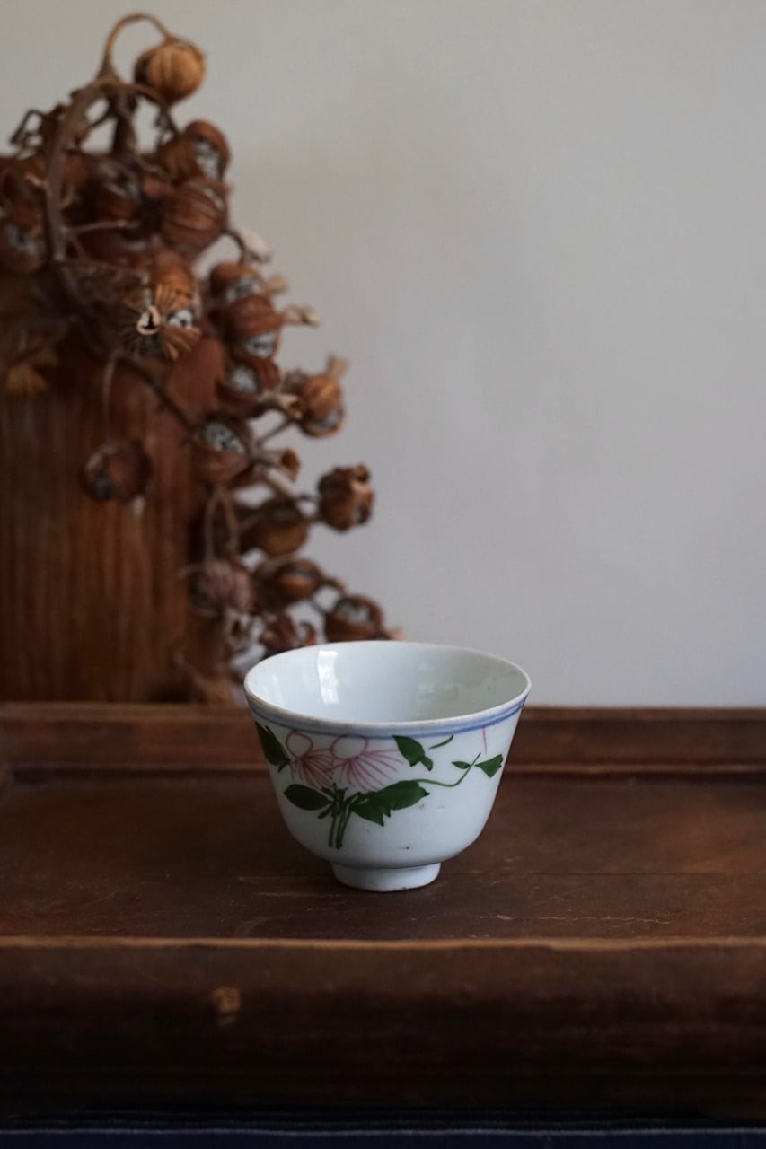 民国 青花・粉彩 茶杯