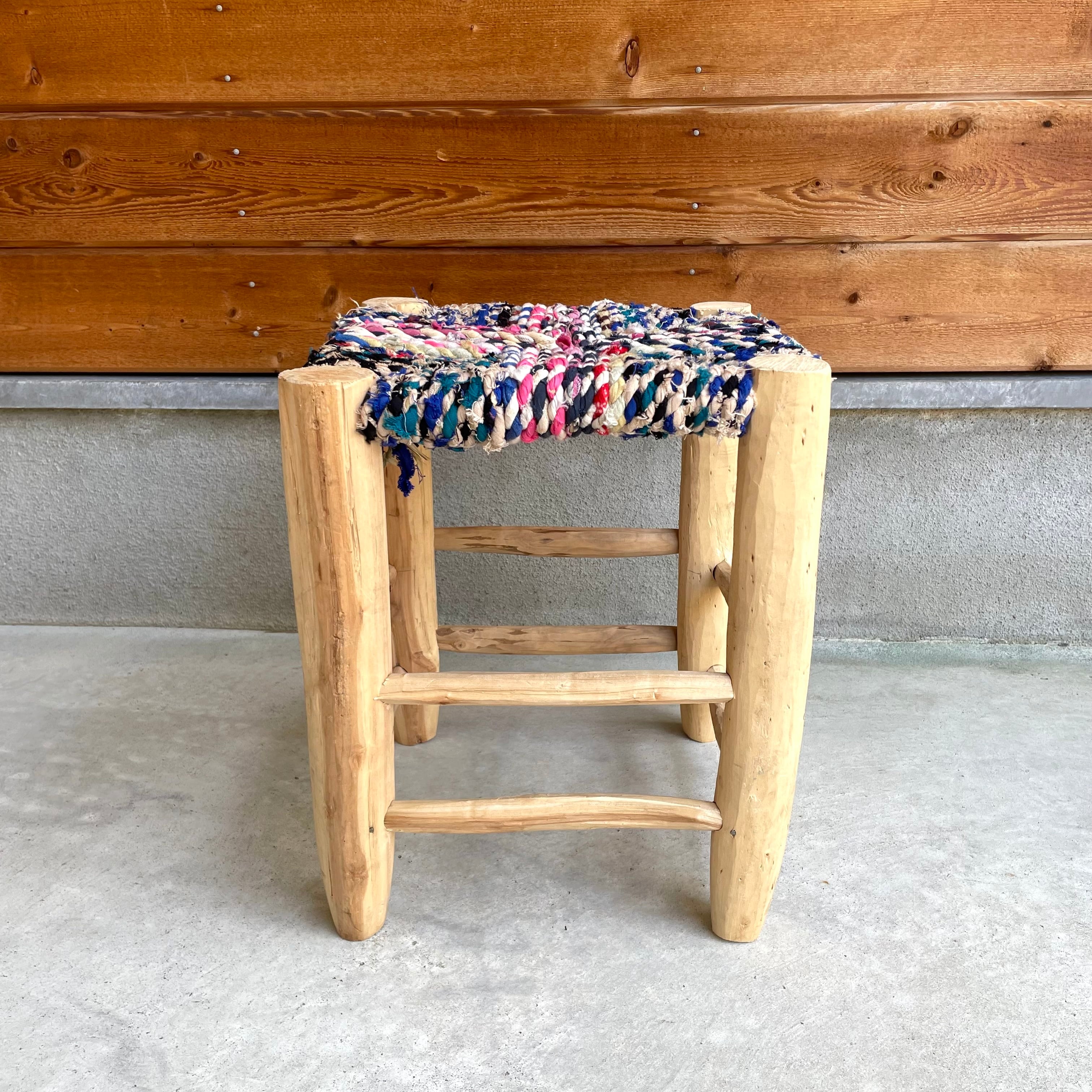 Moroccan wooden chair モロッコ ドーム木椅子 w33cm×30.5cm×h41cm