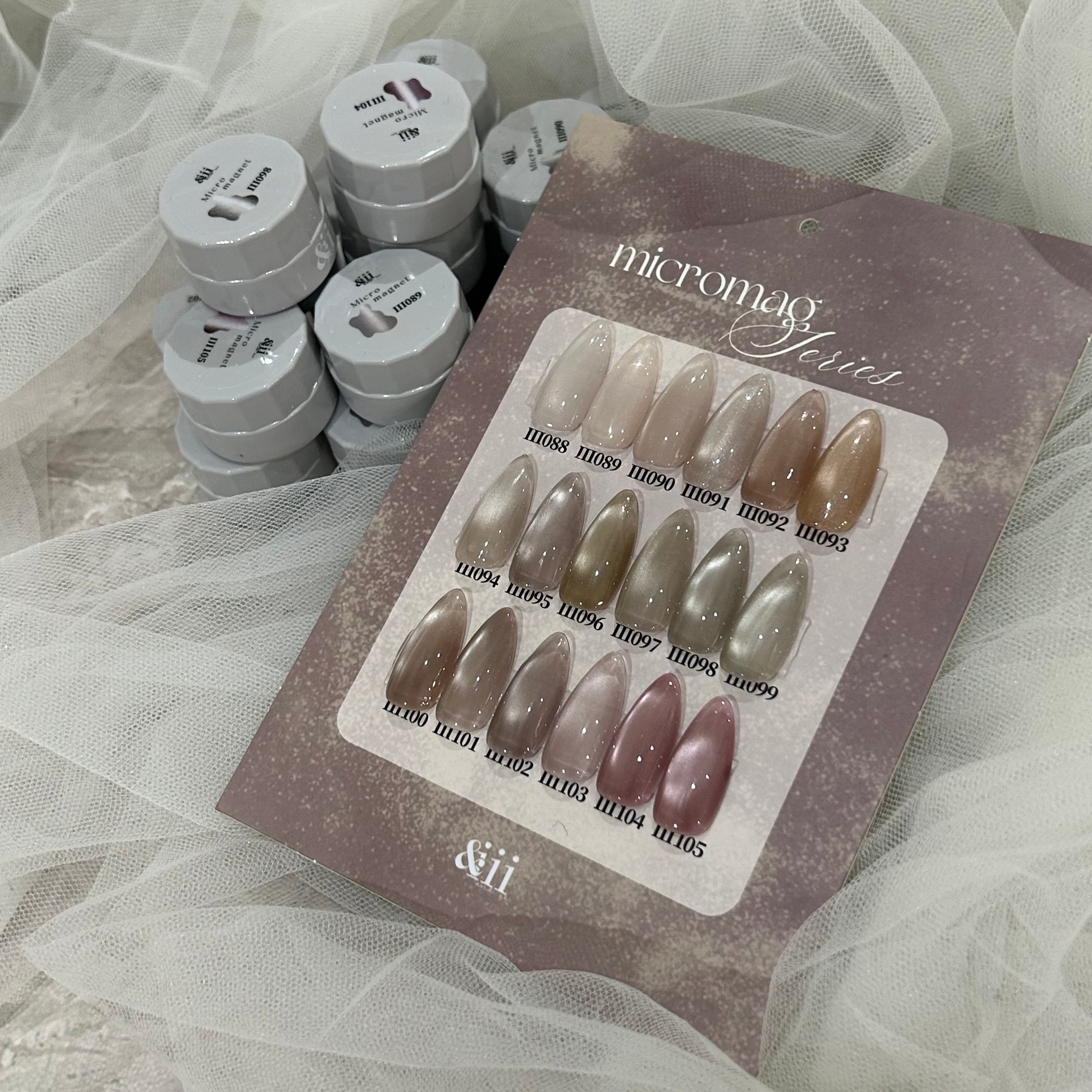 micro magnet gel 18色set(台紙付)