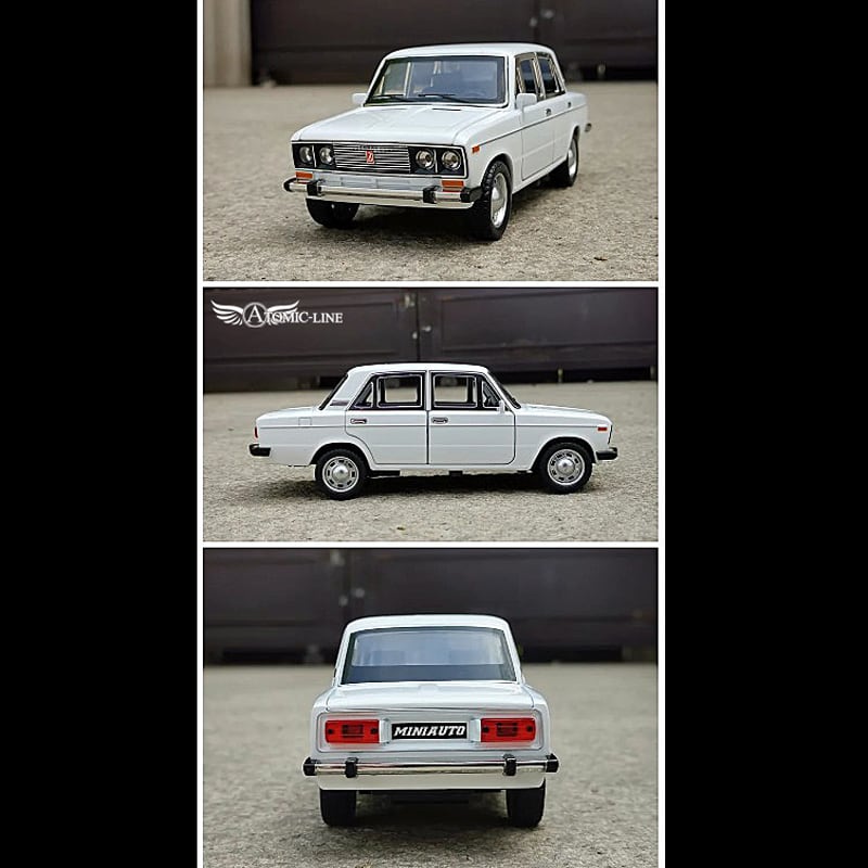 アフトヴァース VAZ-2106 Lada 1600 ミニカー 1/24 全3色 ライト点灯