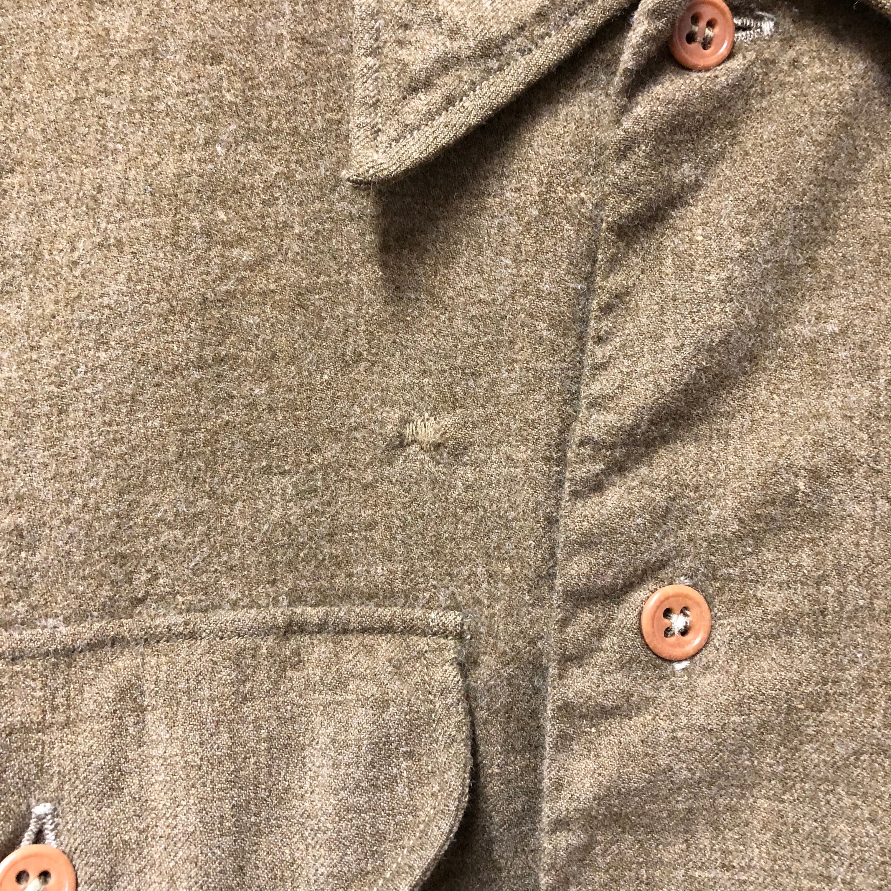 ☆40s VINTAGE U.S.ARMY ウールシャツ メンズMサイズ位 40年代