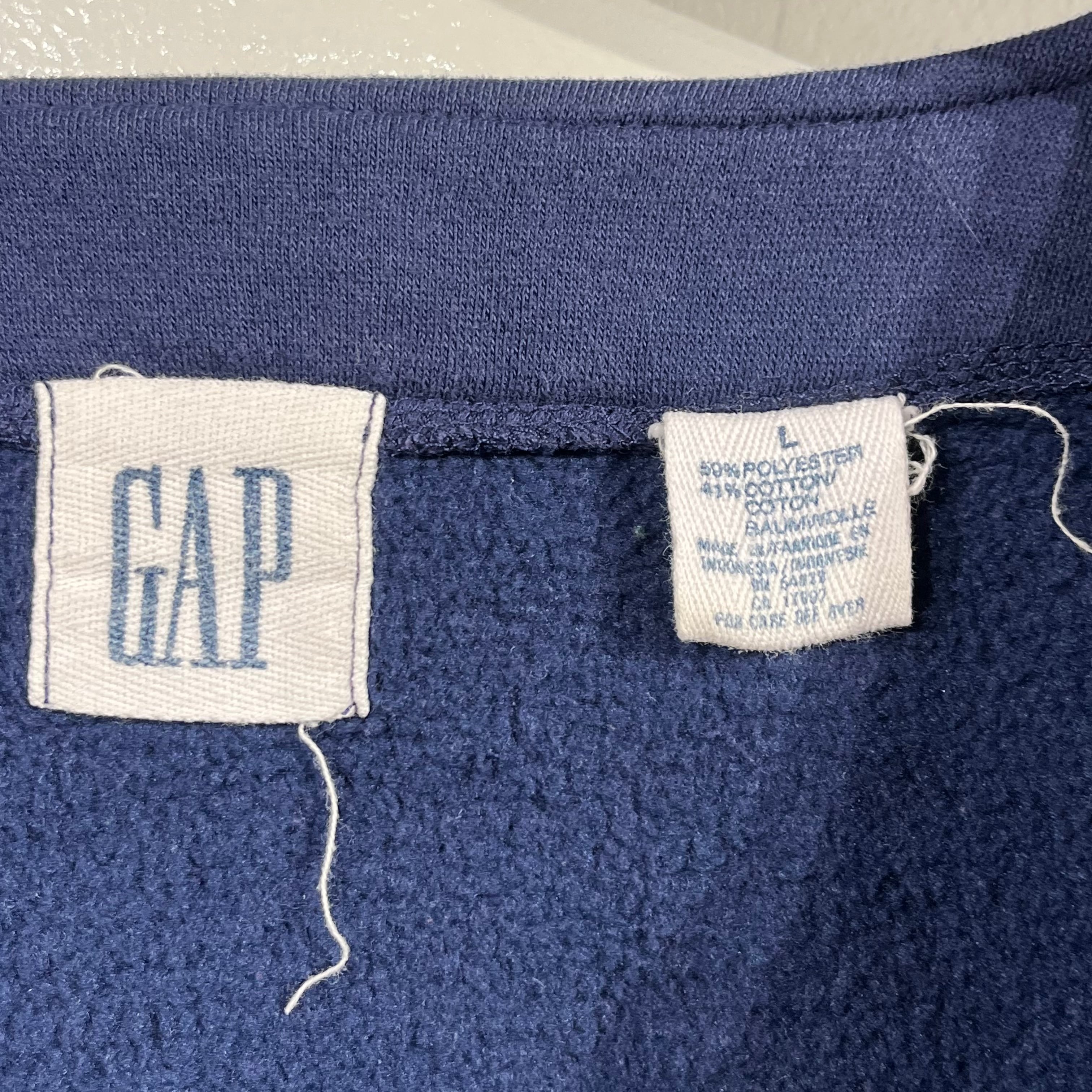 90年代〜『L』OLD GAP オールドギャップ スウェットカーディガン ...