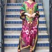 USA VINTAGE DESIGN KAFTAN DRESS ONE PIECE/アメリカ古着デザインカフタンドレスワンピース