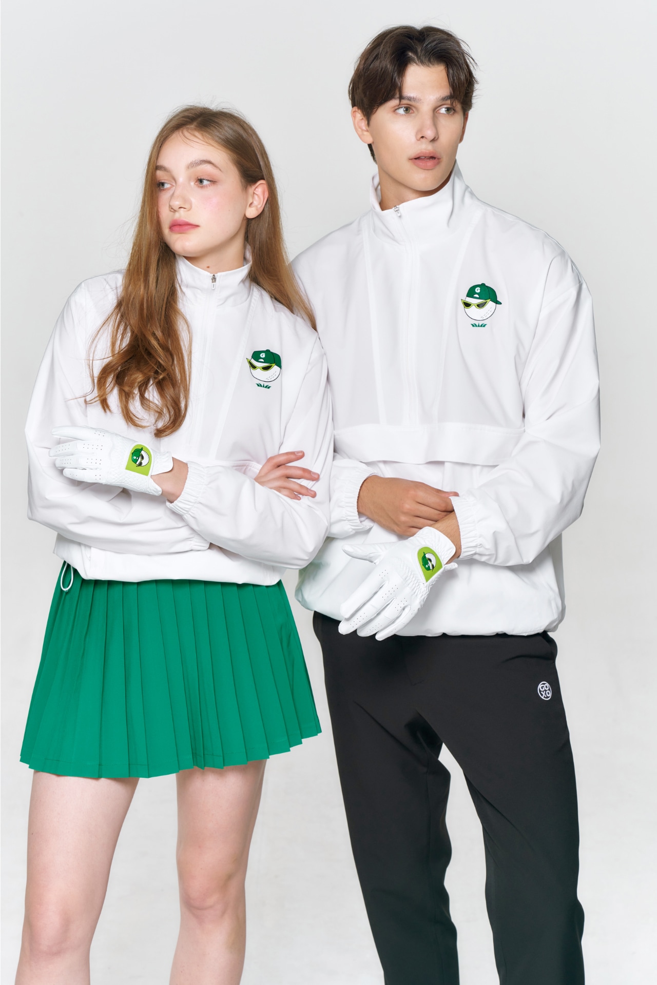 GOXO ゴーエックスオー 両手グローブ スワッグボールエアフィットゴルフグローブ 手袋