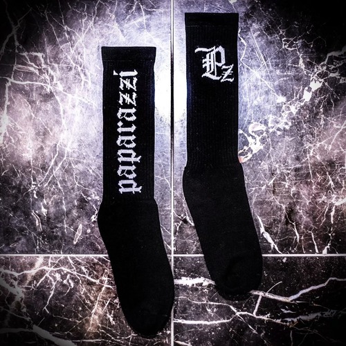 Paparazzi Original Jacquard Weave Logo Socks