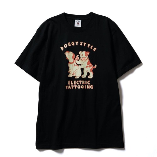 【SOFTMACHINE】ソフトマシーン DOGGY INK T-SHIRTS （BLACK） ドギー インク T