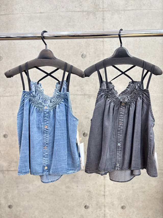 【送料無料】CYNICAL(シニカル) テンセルデニムキャミビスチェ 手洗い可能 612-95050