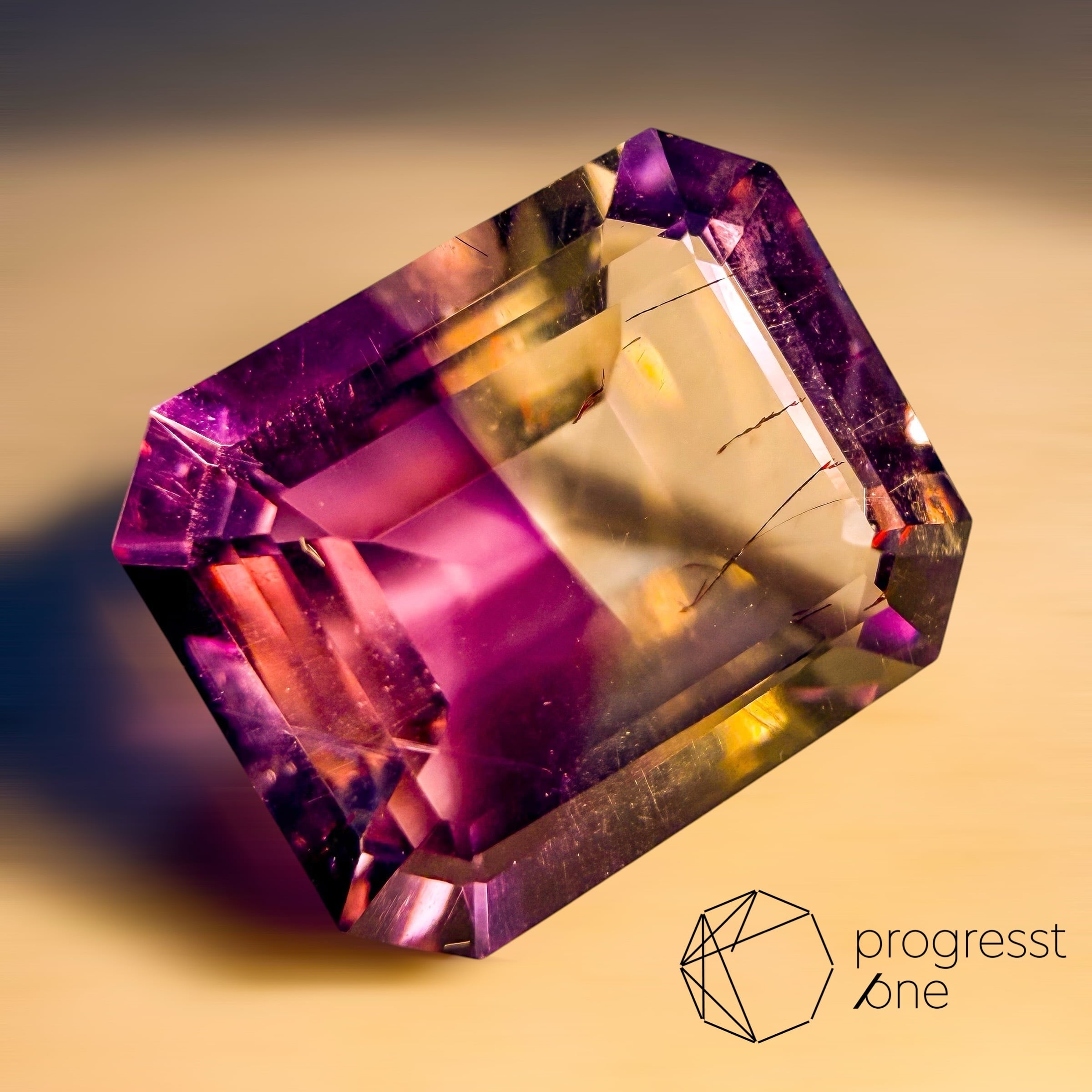 バイカラーアメシスト3.53ct | progresstone