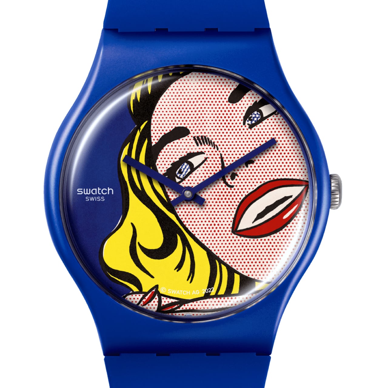 Swatch スウォッチ時計 MoMA GIRL BY ROY リストウウォッチ Swatch×MoMA ウォッチ リキテンスタイン／Girl((41mm)リキテンスタイン