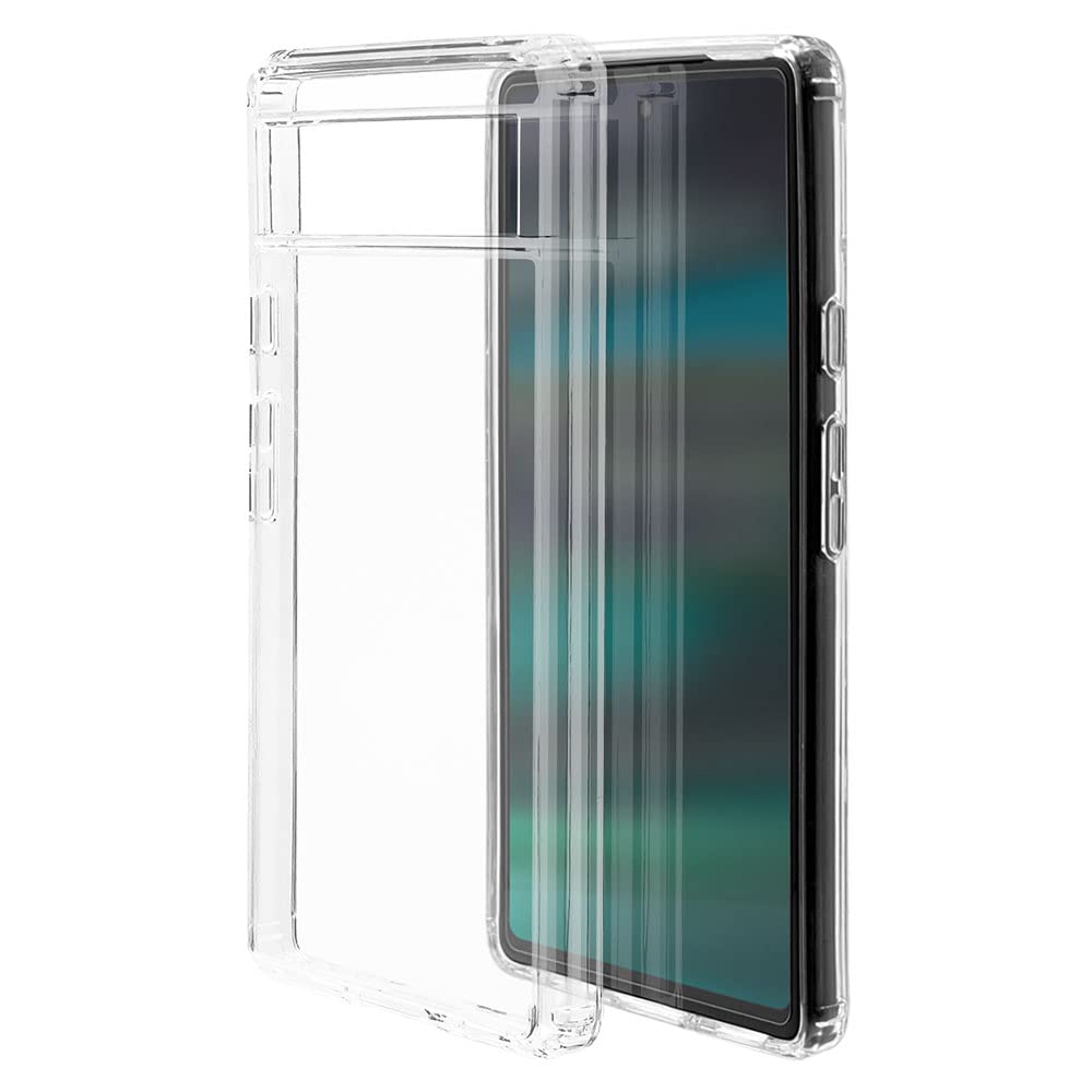 ラスタバナナ ケース カバー Google Pixel 6a 専用 ハイブリッド 耐衝撃吸収 強い 頑丈 クリア 透明 TPUバンパー+PC グーグル ピクセル 6a スマホケース 7296PXL6AHB