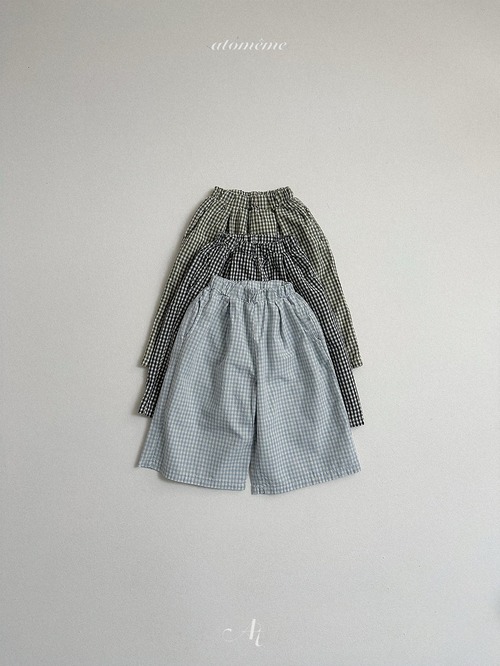 〘予約〙atomeme / Muse Check Pants