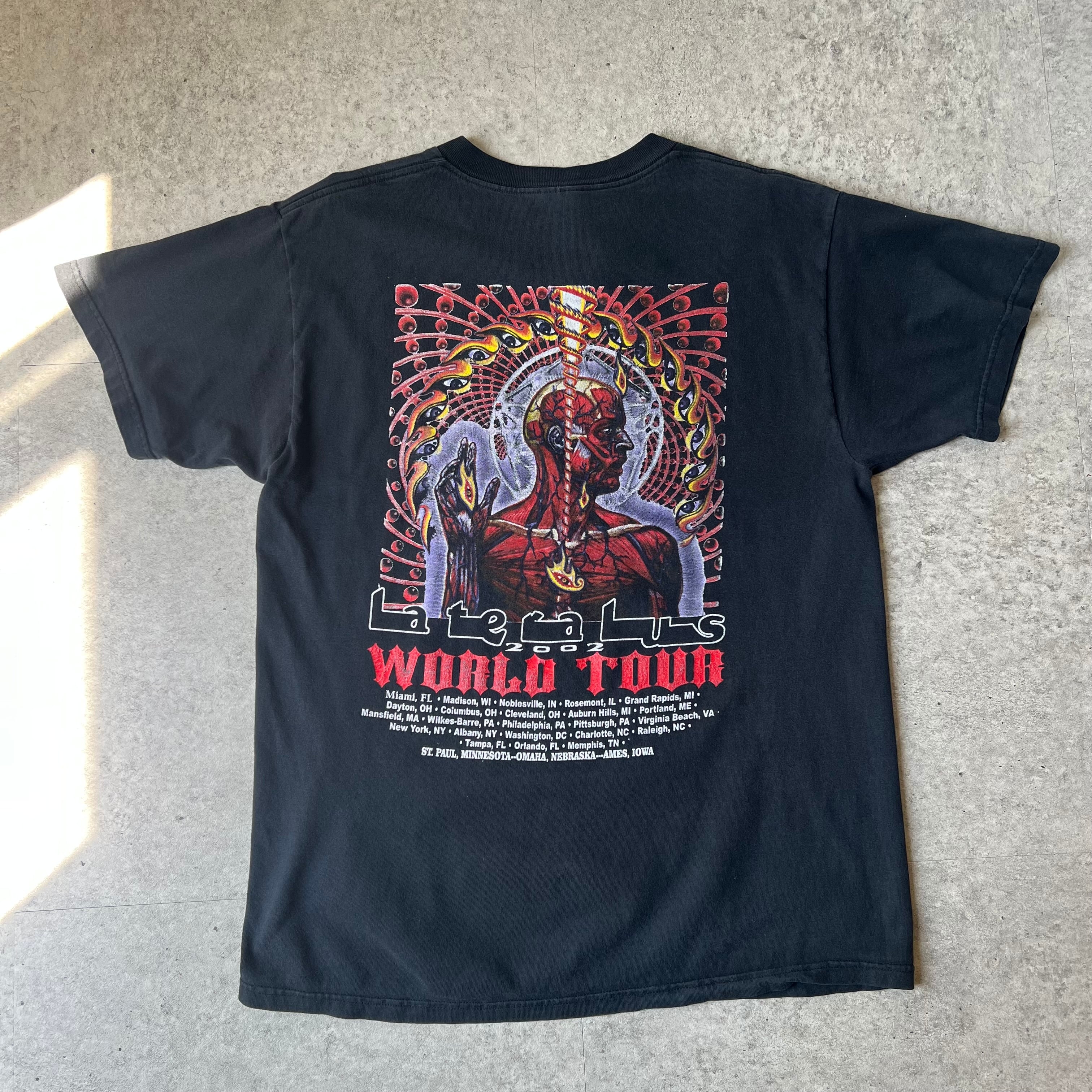 00s ハーレーダビッドソン Y2K 長袖 袖フレイム プリントTシャツ 00s 