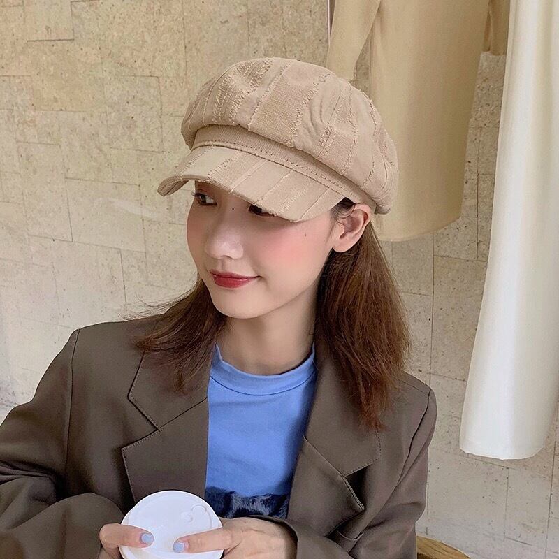 スタンダードサマー薄手レディース レトロ 帽子 夏物 ベレット ヘアアクセサリー ブラック・アイド・ピーズ44269347547