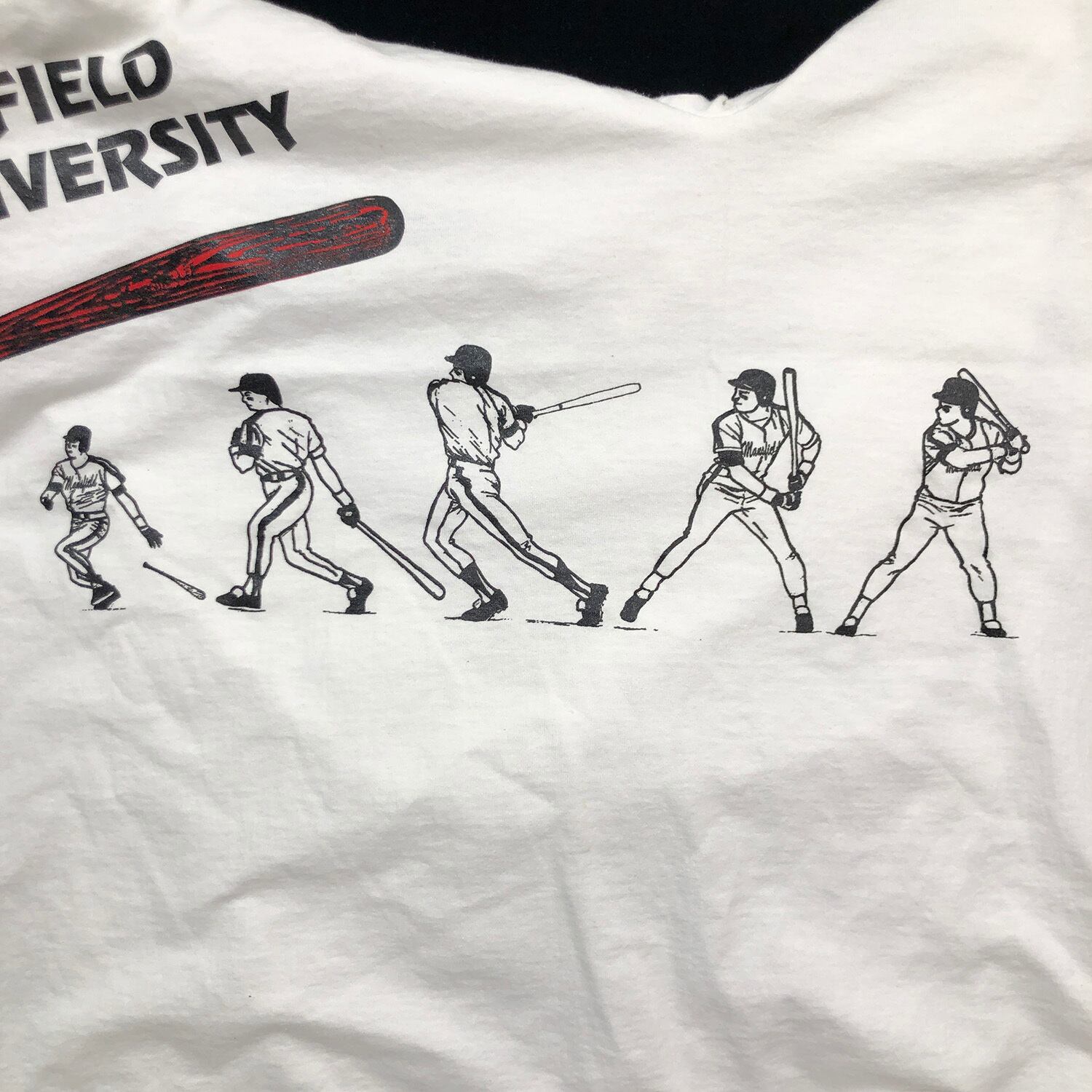 90S USA製 古着 半袖 Tシャツ マンスフィールド大学 カレッジ 野球