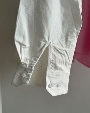 calm relaxed cotton shirt <2color>