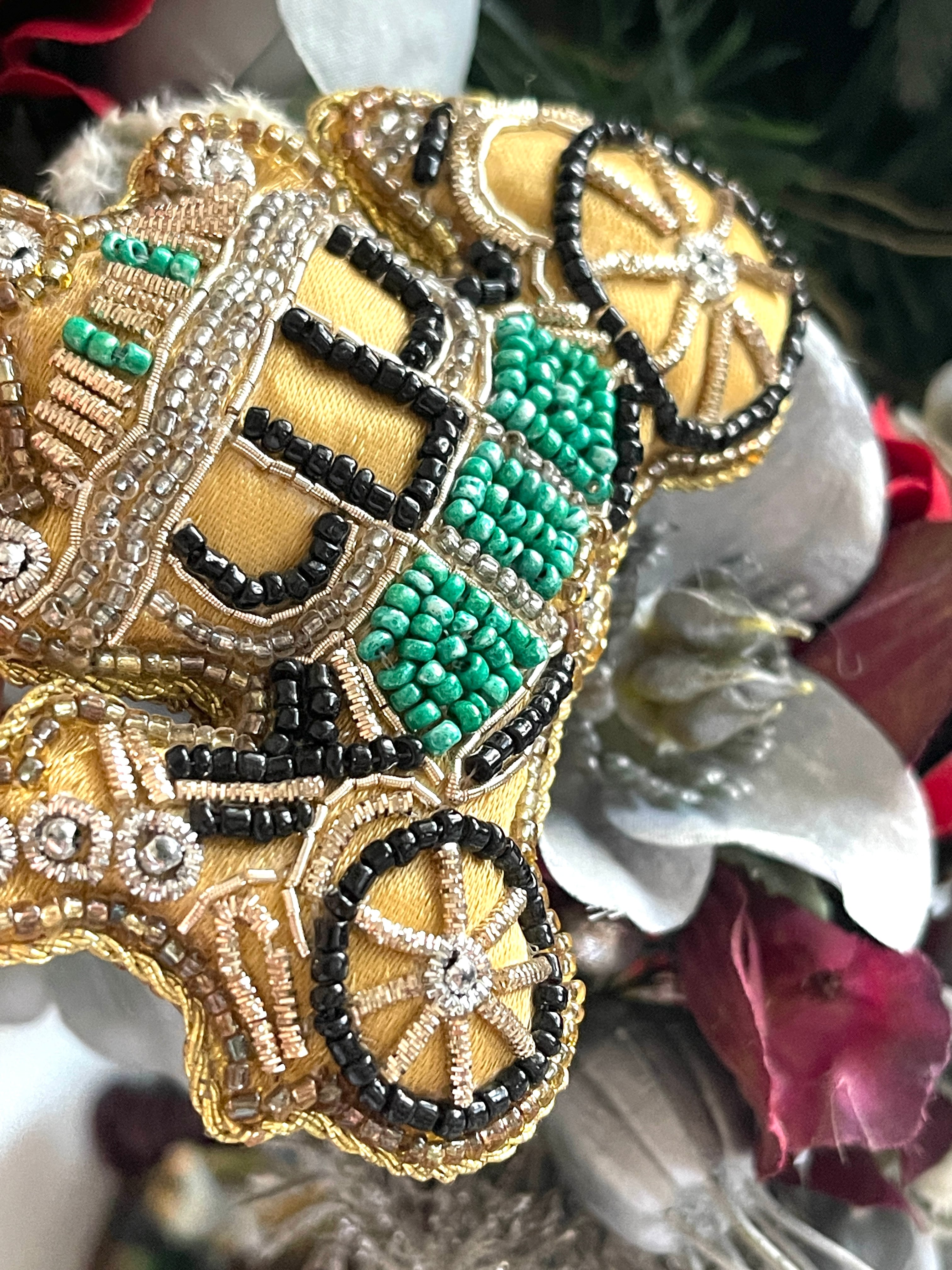 ◇ZARI◇刺繍◇オーナメント◇チャーム◇クリスマス◇ゴージャス編