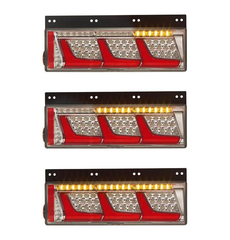 小糸　LED　リアコンビネーションランプ　3連　シーケンシャルターン仕様（左）