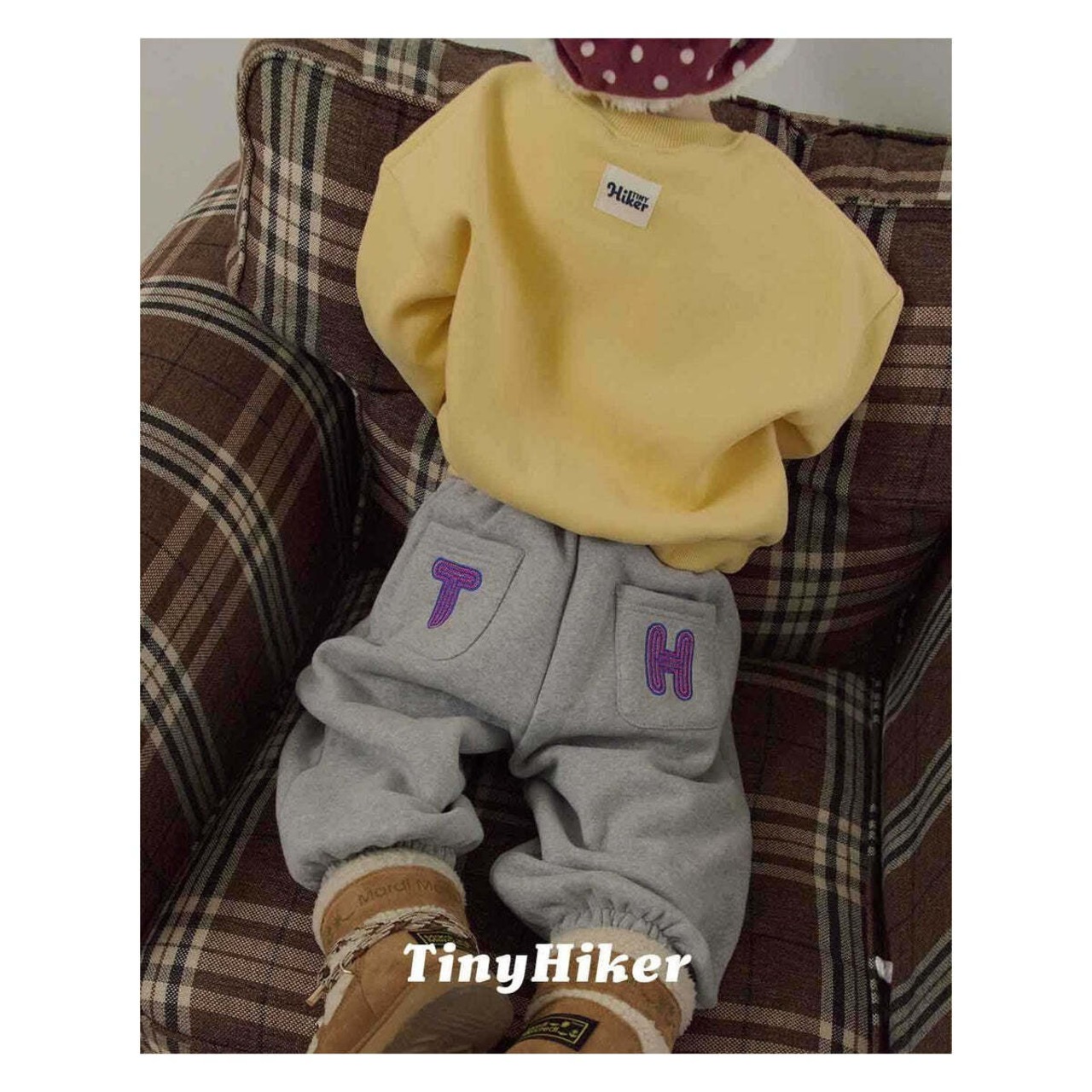 【取寄】Tiny Hiker タイニー刺繍ジョガーパンツ|冬服|韓国子供服