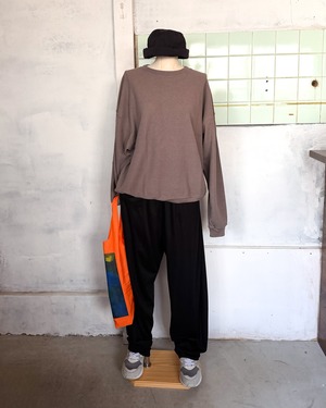 【SANCA UNISEX】COTTON HEMP SURFKNIT CREW