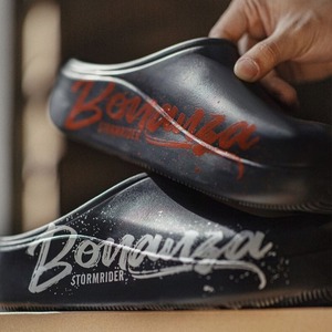 Black Waterproof Clog Sandal Shoes / ブラック ウォータープルーフ クロッグ サンダル シューズ
