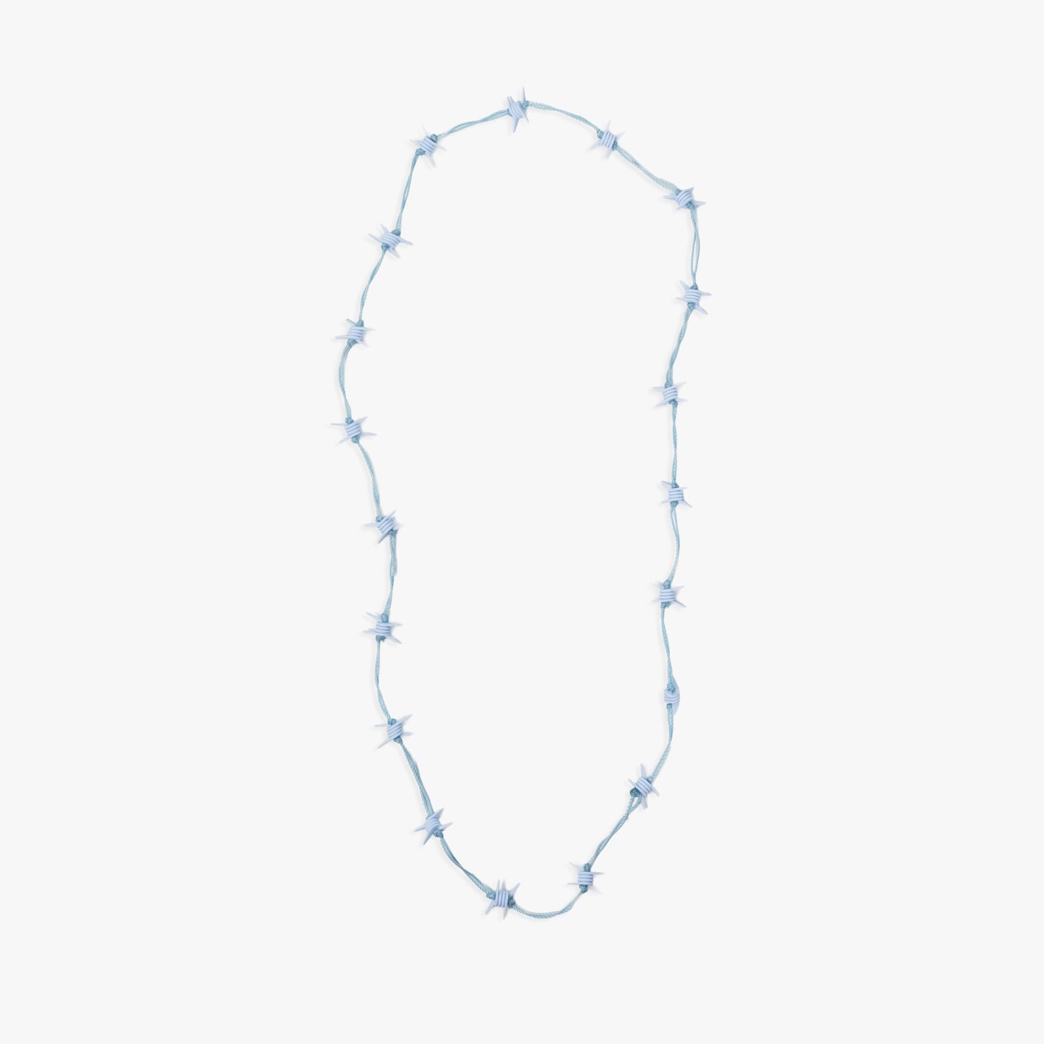 FAKE AS FLOWERS / FAF 26AW WIRE NECKLACE (CLOUD BLUE)