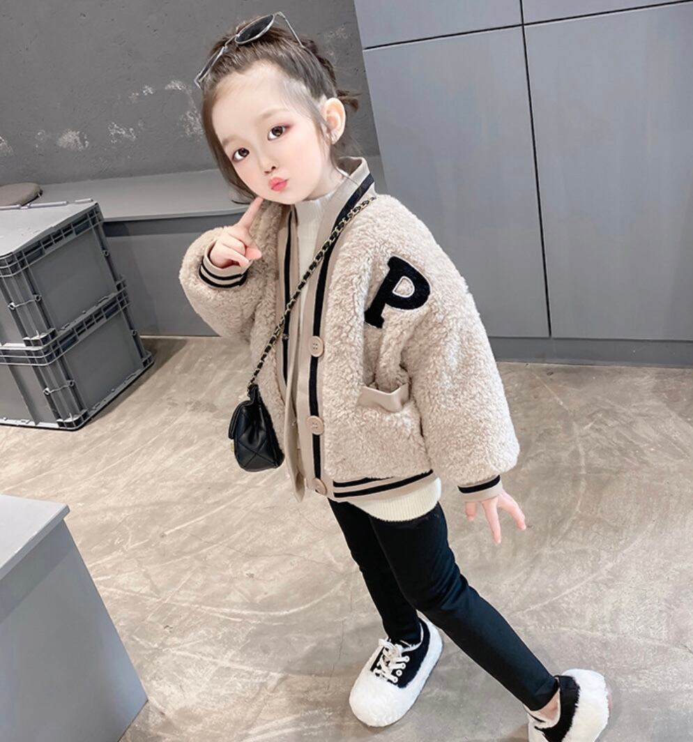ボアジャケット アウター 子供服 キッズ プードル 男女兼用 | Aerkey..s
