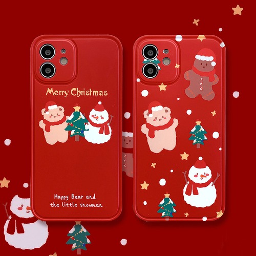 Happy New Year & Merry Christmas スマホケース・iPhoneケース