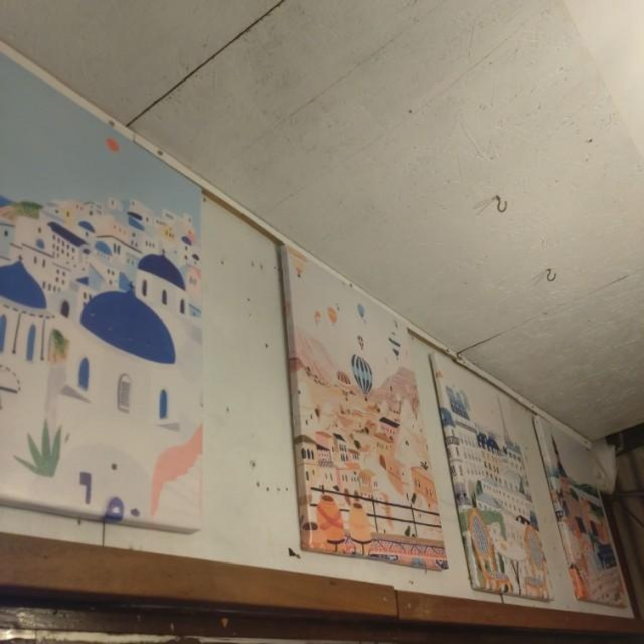 TOPANGA Zakka 地中海アートポスター　フランスパリ　インテリア　壁掛け　置き型　空間演出　アート　　