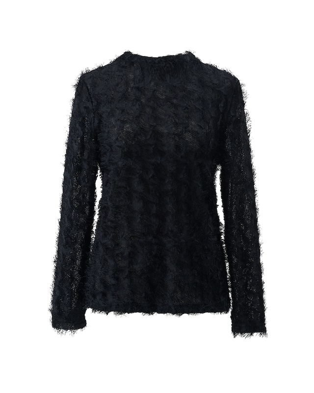 ファンシートップス Sara　ブラック