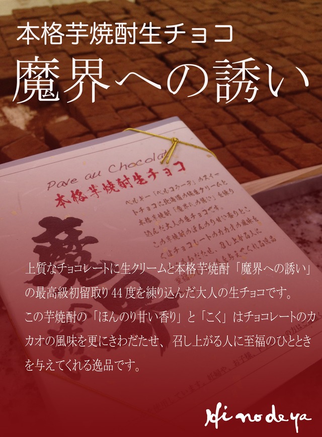 本格焼酎生チョコ16個入り　魔界への誘い