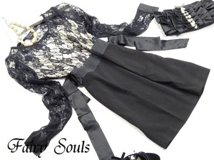 ★送料無料★Ｍ(9号)☆レ－ス上品なシンプルワンピース[OPN7189]