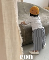 【取寄/韓国直送】CON 26/SM モードストライプパンツ｜夏服｜韓国子供服
