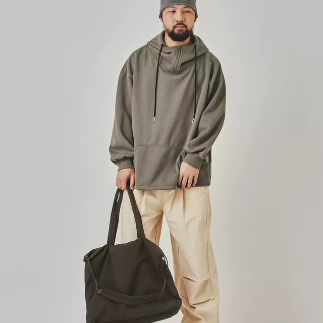 ハーフジップフーディ A1999　「サイレントフォーム」