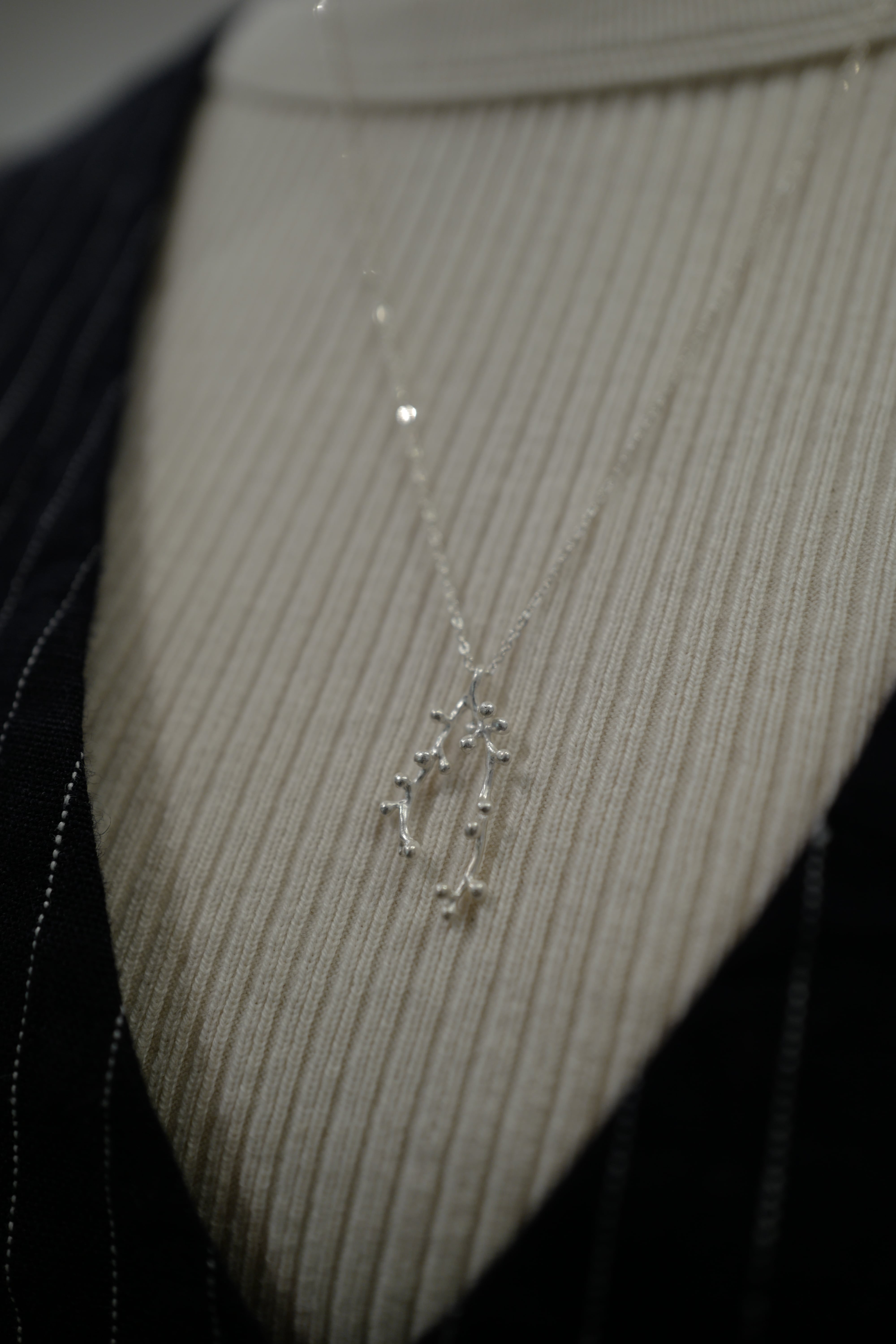 アクセサリー NakaHiro Nakamura Nazuki Accessory｜necklace グリーンネックレス（silver