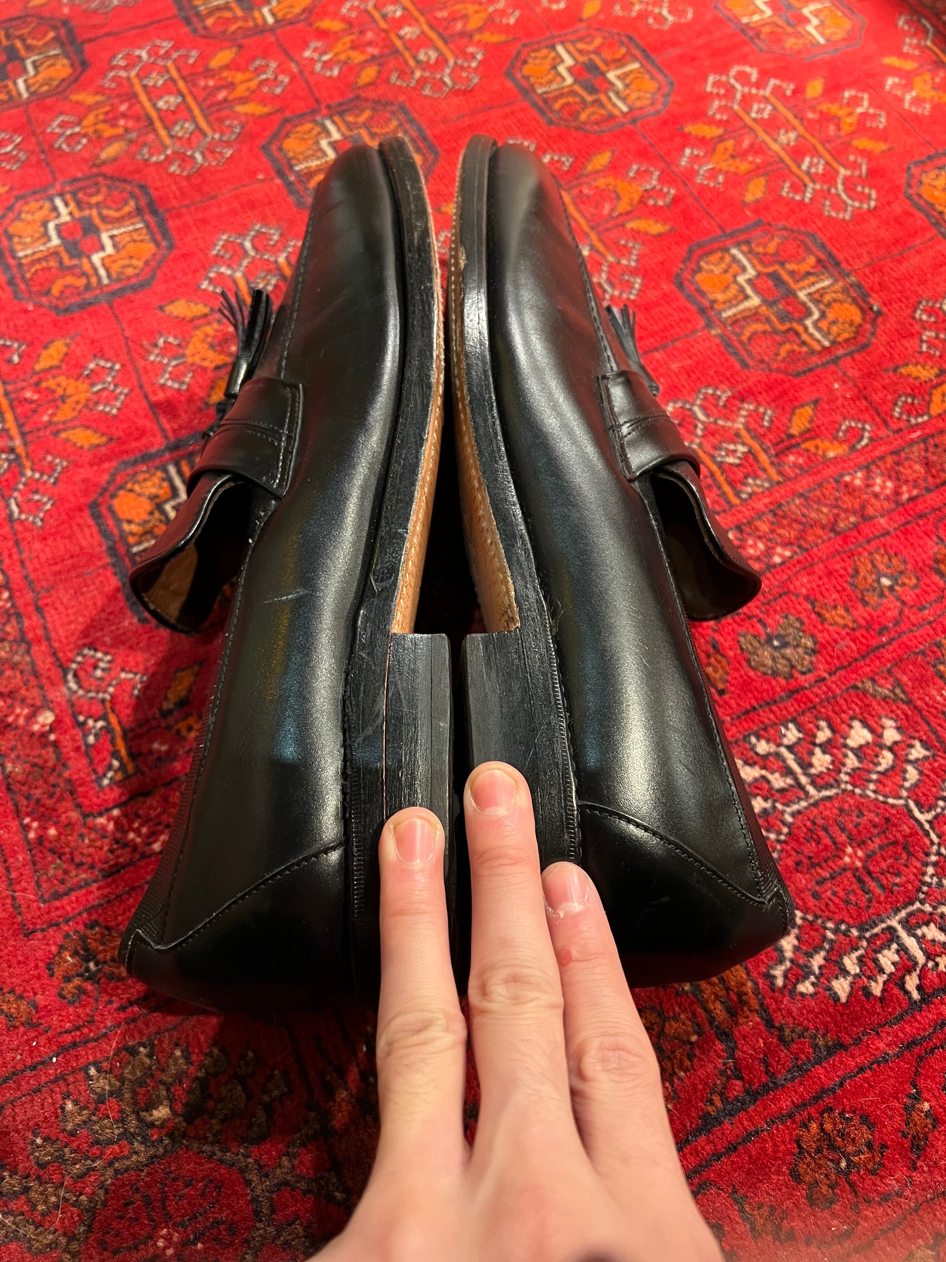 ◎.ALLEN EDMONDS Biscayne LEATHER TUSSEL LOAFER MADE IN USA/アレン