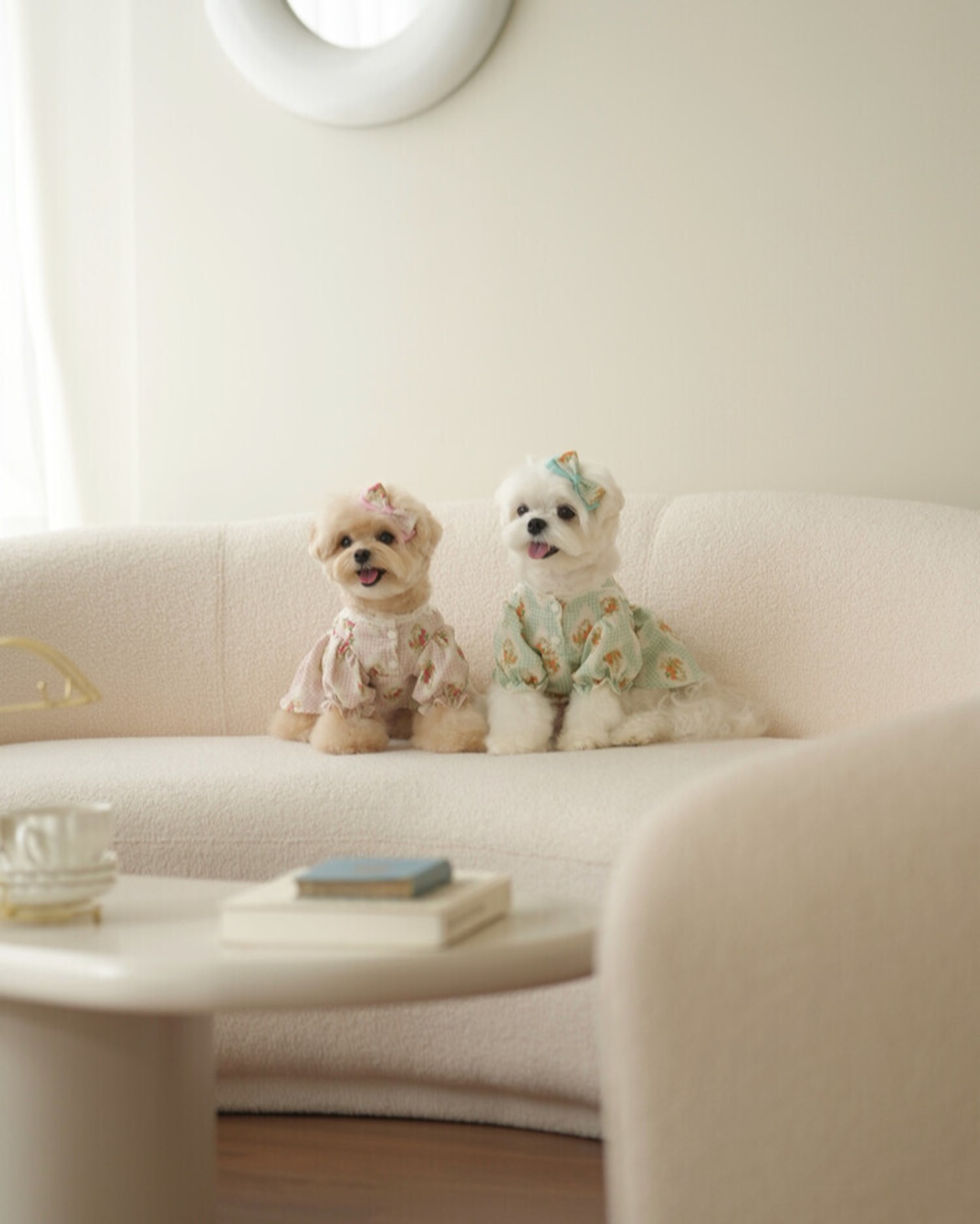 即納 【cheese n mood】 ローレンワンピース (pink)