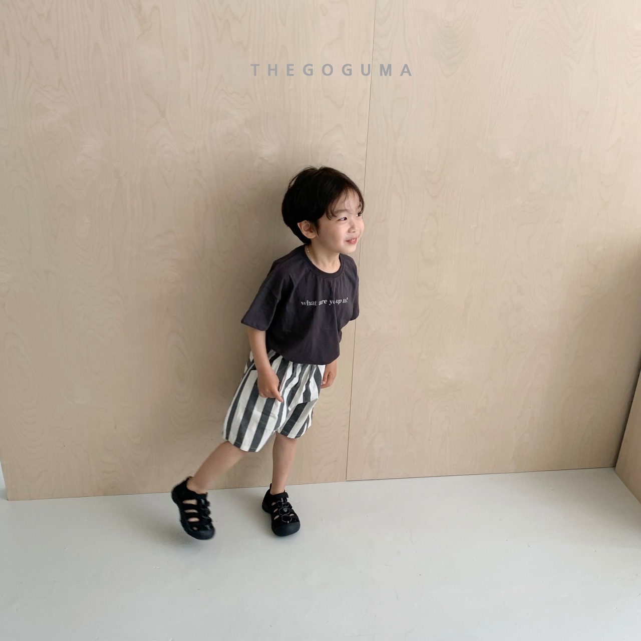 【即納】THE GOGUMA 26/SM What are you Tシャツ｜夏服｜韓国子供服