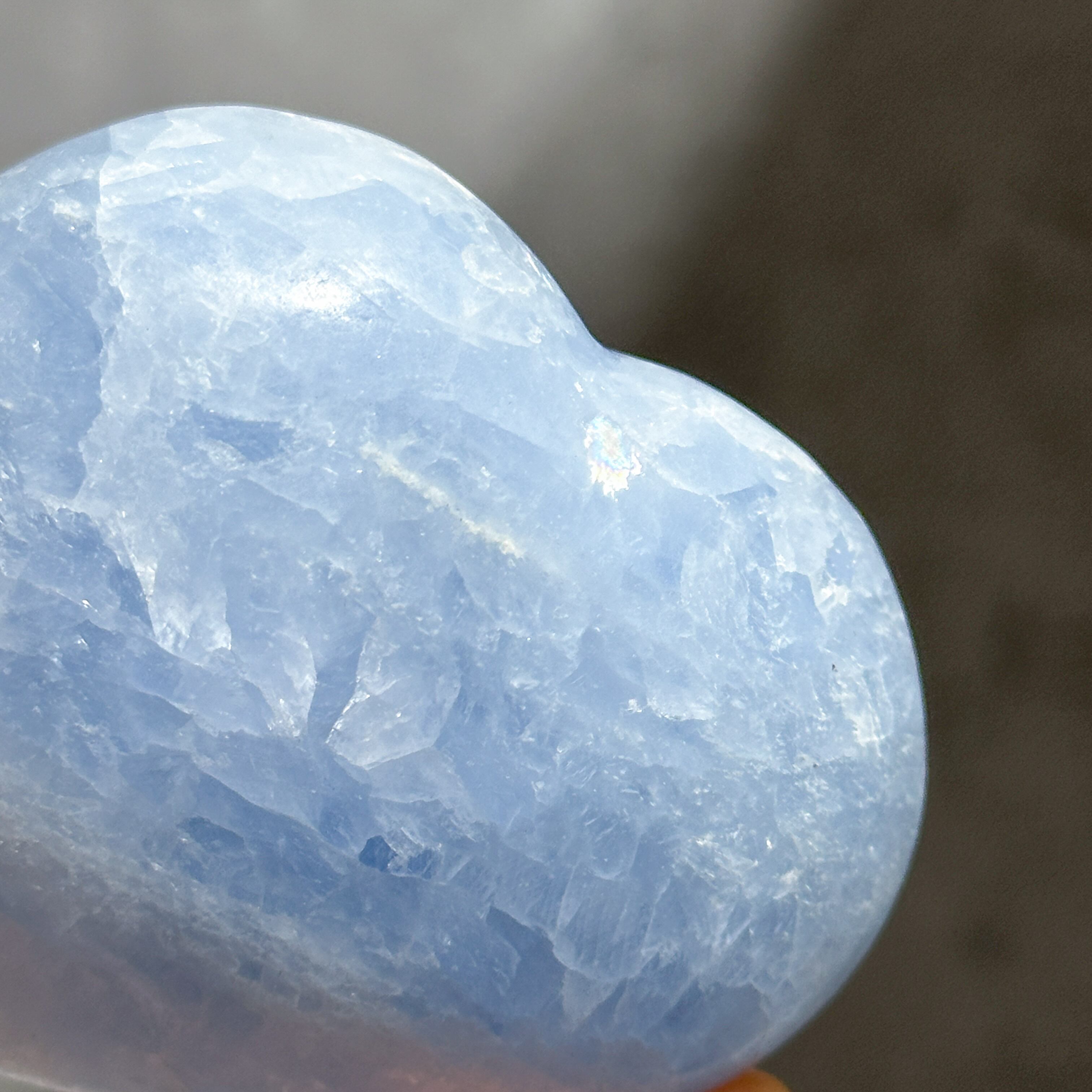 セレスタイト　ハート型　クラスター セレスタイト ハート13◇ Celestite ◇ 天然石・鉱物・パワーストーン