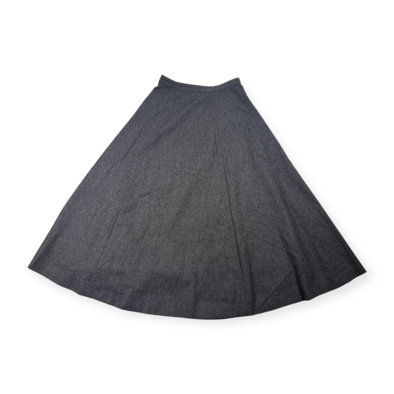 上下 Mademoiselle NON NON マドモアゼルノンノン セットアップ GUABELLO SUPER 120'S イタリア生地 カシミヤ混 ウール ジャケット スカート スーツ M/グレー系