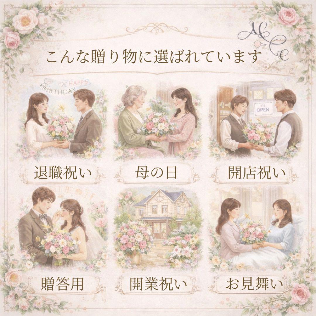光触媒フラワー「蒼の祝福」特大スワッグ 67cm ブルーローズ 百合